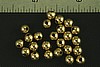 24pc VINTAGE STYLE 6mm RAW BRASS SMOOTH BEAD LOT SB1-24